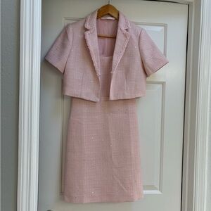 Goelia pink dress with jacket